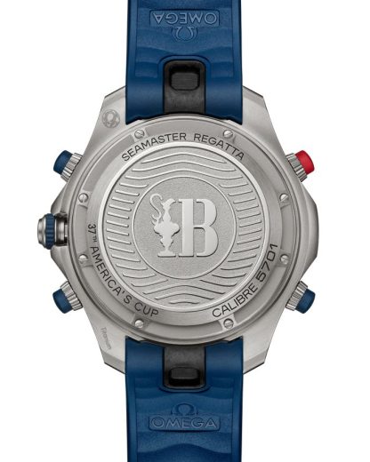 Omega America's Cup Seamaster Regatta 46,75 mm, titane sur bracelet caoutchouc 216.92.46.79.10.001 – Image 2