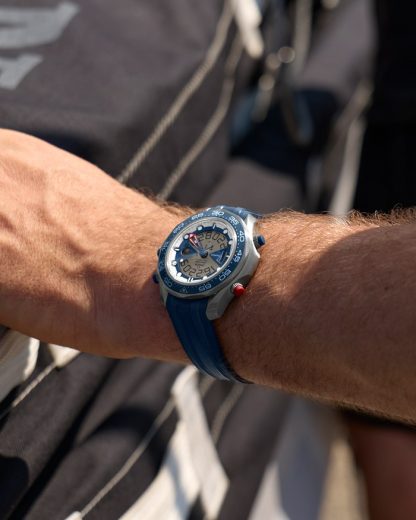 Omega America's Cup Seamaster Regatta 46,75 mm, titane sur bracelet caoutchouc 216.92.46.79.10.001 – Image 4