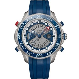 Omega America's Cup Seamaster Regatta 46,75 mm, titane sur bracelet caoutchouc 216.92.46.79.10.001