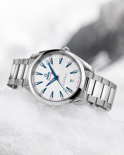 Omega « Beijing 2022 » Seamaster Aqua Terra 150M 41 mm, acier sur acier 522.10.41.21.04.001 – Image 4
