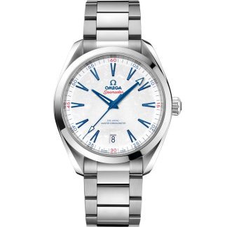 Omega « Beijing 2022 » Seamaster Aqua Terra 150M 41 mm, acier sur acier 522.10.41.21.04.001
