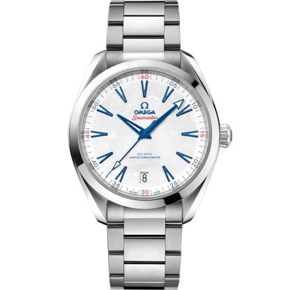 Omega « Beijing 2022 » Seamaster Aqua Terra 150M 41 mm, acier sur acier 522.10.41.21.04.001