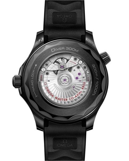 Omega Black Black  Seamaster Diver 300M 43,5 mm, céramique noire sur bracelet caoutchouc 210.92.44.20.01.003 – Image 2