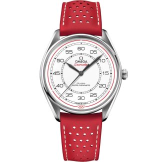 Omega Coffret en édition limitée Seamaster Chronométreur Officiel des Jeux Olympiques 39,5 mm, acier sur bracelet en cuir 522.32.40.20.04.004