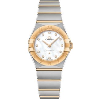 Omega Constellation 25 mm, acier - or jaune sur acier - or jaune 131.20.25.60.55.002