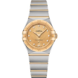 Omega Constellation 25 mm, acier - or jaune sur acier - or jaune 131.20.25.60.58.001