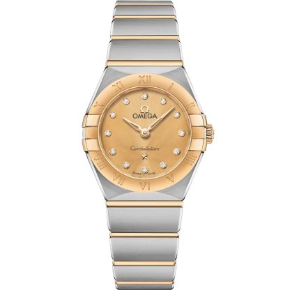 Omega Constellation 25 mm, acier - or jaune sur acier - or jaune 131.20.25.60.58.001