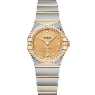 Omega Constellation 25 mm, acier - or jaune sur acier - or jaune 131.25.25.60.58.001
