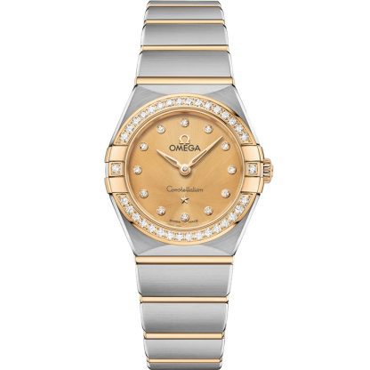 Omega Constellation 25 mm, acier - or jaune sur acier - or jaune 131.25.25.60.58.001
