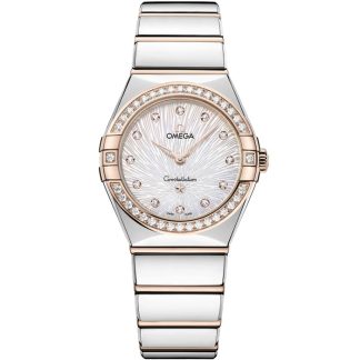 Omega Constellation 28 mm, acier - or « Sedna™ » sur acier - or « Sedna™ » 131.25.28.60.55.003