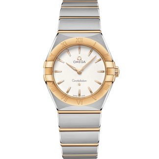 Omega Constellation 28 mm, acier - or jaune sur acier - or jaune 131.20.28.60.02.002
