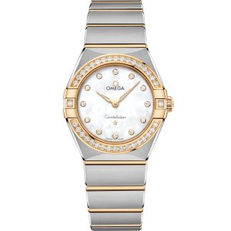 Omega Constellation 28 mm, acier - or jaune sur acier - or jaune 131.25.28.60.55.002