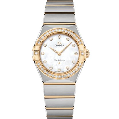 Omega Constellation 28 mm, acier - or jaune sur acier - or jaune 131.25.28.60.55.002