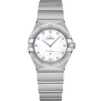 Omega Constellation 28 mm, acier sur acier 131.10.28.60.55.001