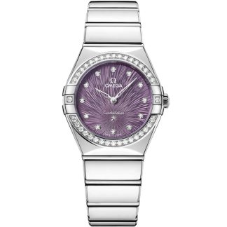 Omega Constellation 28 mm, acier sur acier 131.15.28.60.60.001