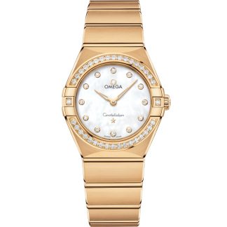 Omega Constellation 28 mm, or jaune sur or jaune 131.55.28.60.55.002
