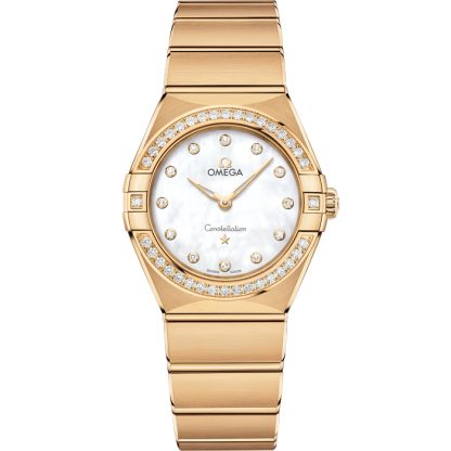 Omega Constellation 28 mm, or jaune sur or jaune 131.55.28.60.55.002