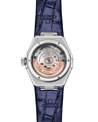 Omega Constellation 29 mm, Canopus Gold™ sur bracelet en cuir 131.58.29.20.99.003 – Image 2