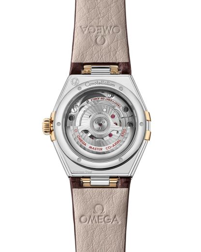 Omega Constellation 29 mm, acier - or Moonshine™ sur alligator 131.28.29.20.58.001 – Image 2