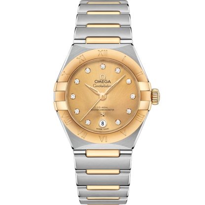 Omega Constellation 29 mm, acier - or jaune sur acier - or jaune 131.20.29.20.58.001