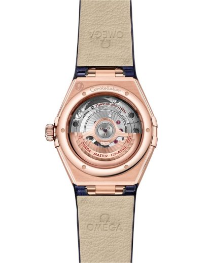 Omega Constellation 29 mm, or Sedna™ sur bracelet en cuir 131.53.29.20.53.003 – Image 2