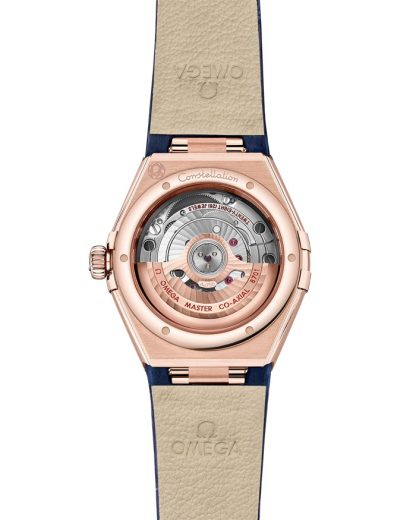 Omega Constellation 29 mm, or Sedna™ sur bracelet en cuir 131.53.29.20.99.001 – Image 2