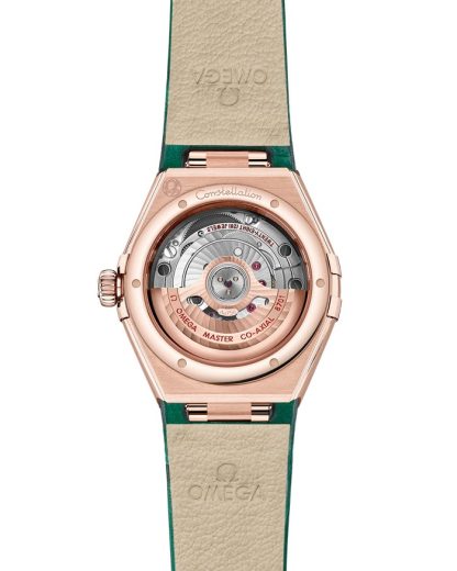 Omega Constellation 29 mm, or Sedna™ sur bracelet en cuir 131.53.29.20.99.002 – Image 2