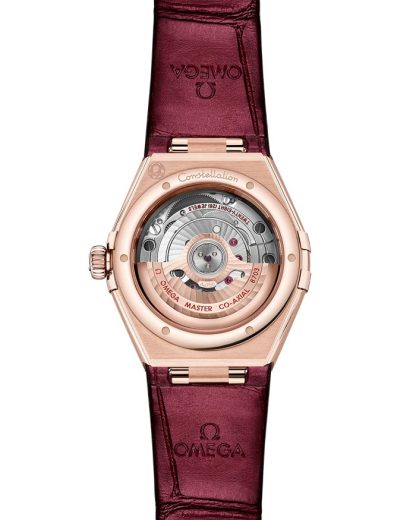 Omega Constellation 29 mm, or Sedna™ sur bracelet en cuir 131.58.29.20.99.001 – Image 2