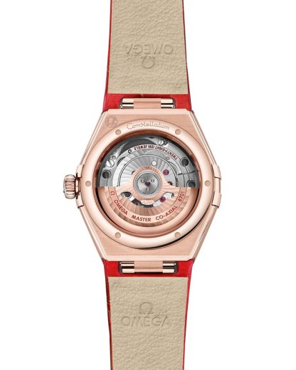 Omega Constellation 29 mm, or Sedna™ sur bracelet en cuir 131.58.29.20.99.005 – Image 2