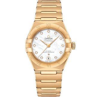 Omega Constellation 29 mm, or jaune sur or jaune 131.50.29.20.55.002