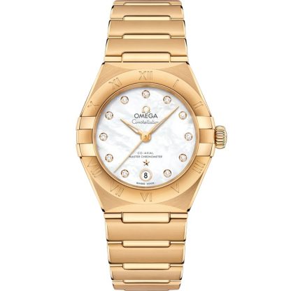 Omega Constellation 29 mm, or jaune sur or jaune 131.50.29.20.55.002