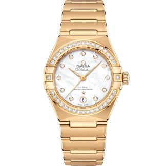 Omega Constellation 29 mm, or jaune sur or jaune 131.55.29.20.55.002