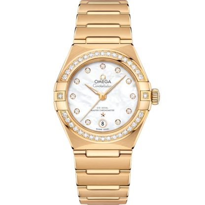 Omega Constellation 29 mm, or jaune sur or jaune 131.55.29.20.55.002