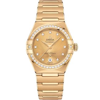 Omega Constellation 29 mm, or jaune sur or jaune 131.55.29.20.58.001