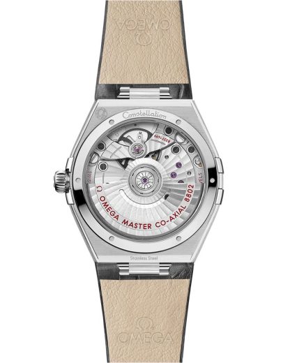 Omega Constellation 34 mm, acier sur bracelet en cuir 131.13.34.20.02.001 – Image 2