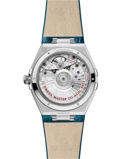 Omega Constellation 34 mm, acier sur bracelet en cuir 131.13.34.20.53.001 – Image 2