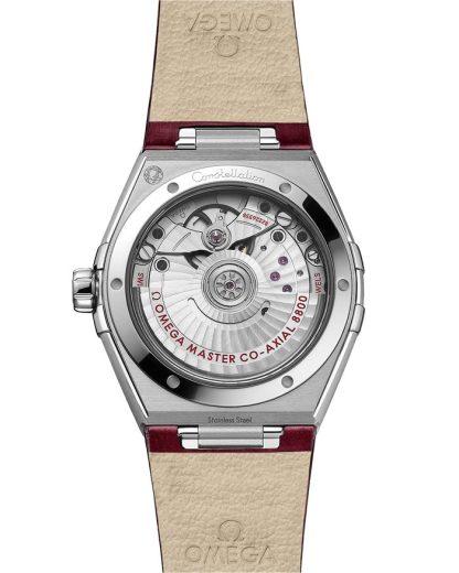 Omega Constellation 36 mm, acier sur bracelet en cuir 131.18.36.20.61.001 – Image 2