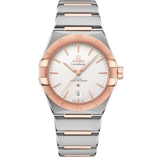Omega Constellation 39 mm, acier - or « Sedna™ » sur acier - or « Sedna™ » 131.20.39.20.02.001
