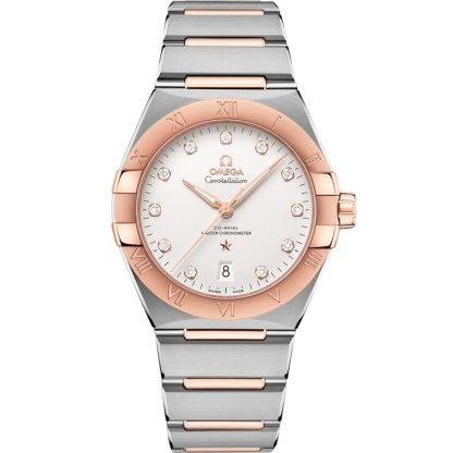 Omega Constellation 39 mm, acier - or « Sedna™ » sur acier - or « Sedna™ » 131.20.39.20.52.001