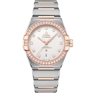 Omega Constellation 39 mm, acier - or « Sedna™ » sur acier - or « Sedna™ » 131.25.39.20.52.001