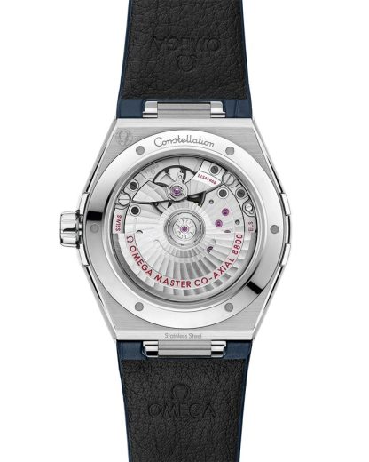 Omega Constellation 39 mm, acier sur bracelet en cuir 131.13.39.20.06.002 – Image 2