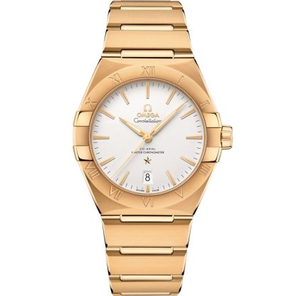 Omega Constellation 39 mm, or jaune sur or jaune 131.50.39.20.02.002