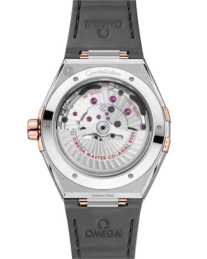 Omega Constellation 41 mm, acier - or « Sedna™ » sur bracelet en cuir 131.23.41.21.06.001 – Image 2