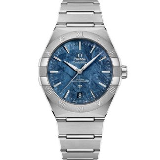Omega Constellation 41 mm, acier sur acier 131.30.41.21.99.003