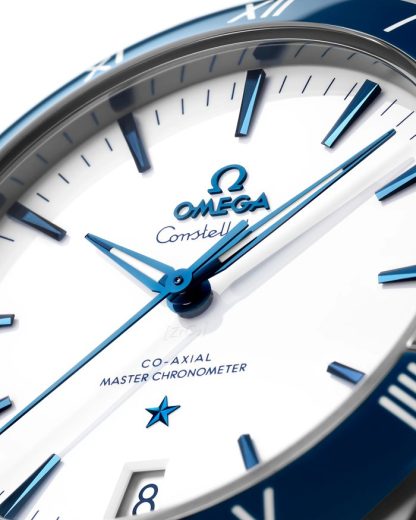 Omega Constellation 41 mm, acier sur bracelet en cuir 131.33.41.21.04.001 – Image 3