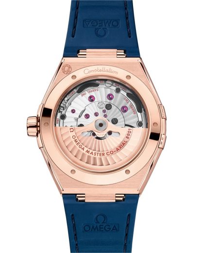 Omega Constellation 41 mm, or Sedna™ sur bracelet en cuir 131.63.41.21.03.001 – Image 2