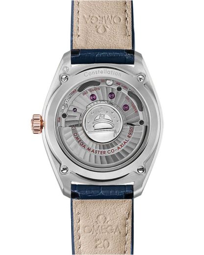 Omega Constellation Globemaster 39 mm, acier - or « Sedna™ » sur bracelet en cuir 130.23.39.21.03.001 – Image 2