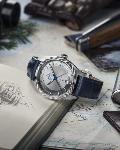 Omega Constellation Globemaster 41 mm, acier sur bracelet en cuir 130.33.41.22.06.001 – Image 4