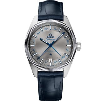 Omega Constellation Globemaster 41 mm, acier sur bracelet en cuir 130.33.41.22.06.001