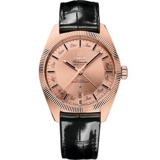 Omega Constellation Globemaster 41 mm, or Sedna™ sur bracelet en cuir 130.53.41.22.99.002